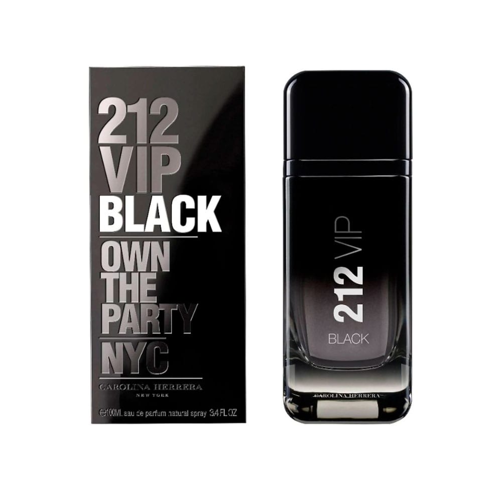 212 VIP Black 100ml Carolina Herrera– Exclusividad y Poder en Cada Gota